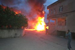 Yanan trafo korkulu anlar yaşattı