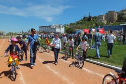 Mardin’de bisiklet dağıtım töreni