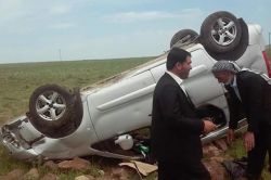 Kutlu Doğum'a giden araç kaza yaptı