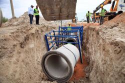 Elazığ Şorşor Deresi kolektör hattı çalışmaları sürüyor