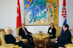 Cumhurbaşkanı Erdoğan Hırvatistan'da