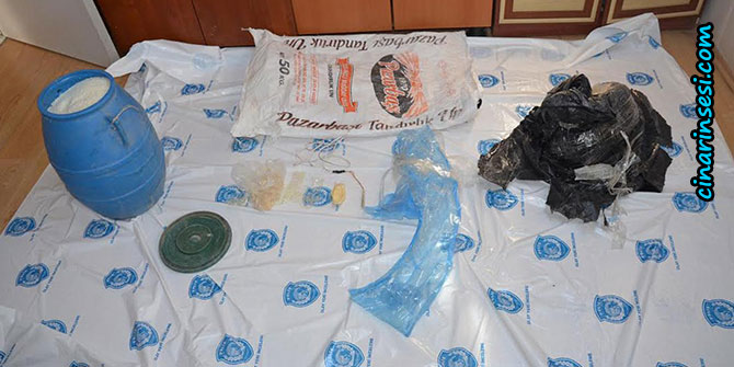 Van'da odun yığınları içerisinde patlayıcı malzemesi ele geçirildi