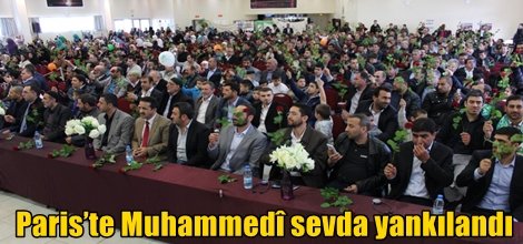 Paris’te Muhammedî sevda yankılandı video foto