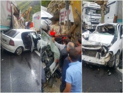 Li Newala Bidlîsê qezaya zincirkirî pêk hat