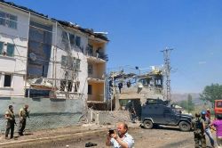 Tunceli’de Ovacık askeri lojman yakınlarında patlama-foto