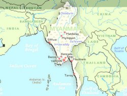 Burma'daki Müslümanlara Gazze'den destek