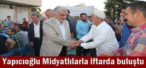 Yapıcıoğlu Midyatlılarla iftarda buluştu foto