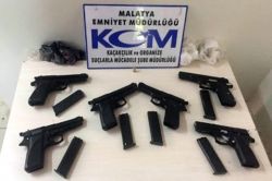 Malatya'da silah ve mühimmat ele geçirildi