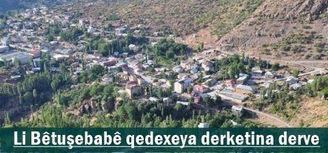 Li Bêtuşebabê qedexeya derketina derve