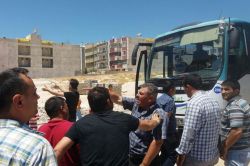 Şanlıurfa’da Devteşti Mahallesinde Ramazan’da suyu kesilen mahalleli yol kesti foto