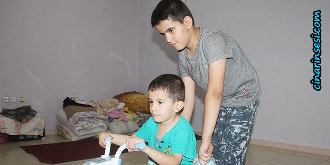 Nusaybinli çocukların yürek yakan bayramı