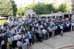 Gaziantep Ulu Camii'nde resmi bayramlaşma foto