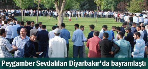 Peygamber Sevdalıları Diyarbakır'da bayramlaştı foto
