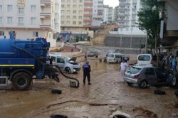 Gaziantep’te etkili yağışın ardından yaralar sarılmaya çalışılıyor foto