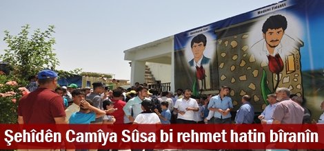 Şehîdên Camîya Sûsa bi rehmet hatin bîranîn