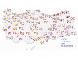 Türkiye genelinde hava durumu