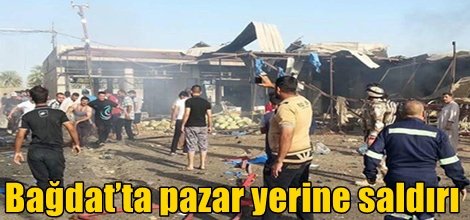 Bağdat’ta pazar yerine saldırı