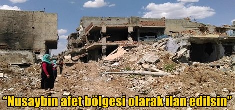 “Nusaybin afet bölgesi olarak ilan edilsin”