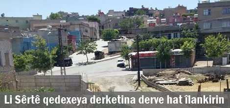 Li Sêrtê qedexeya derketina derve hat îlankirin