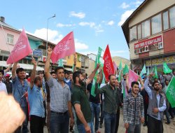 HÜDA PAR birçok ilde darbe girişimini protesto ediyor