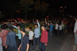 Batman’da on binler darbe girişimine tepki yürüyüşü yaptı