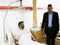 HUDA PAR kesên ku teşebusa derbeyê de birîndar bûbûn ziyaret kir