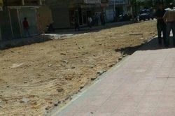 Nusaybin’de parke taşları sökülüyor foto