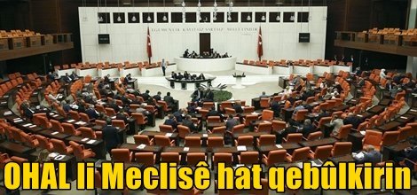 OHAL li Meclisê hat qebûlkirin