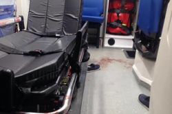 Ambulansa silahlı saldırı: 1 yaralı