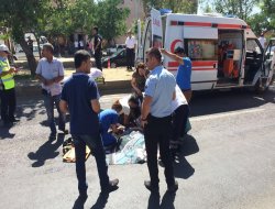 Ergani'de kamyonun çarptığı genç hayatını kaybetti