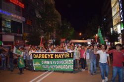 HÜDA PAR’dan Malatya’da ‘Darbeye Hayır’ yürüyüşü