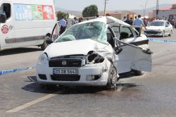 Ağrı'da kaza: 1 ölü 3 yaralı