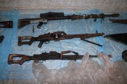 Nusaybin'de silah ve mühimmat ele geçirildi