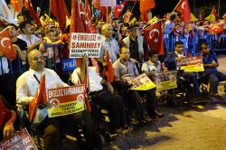 “Engelimiz nöbete katılmamıza mani değil”