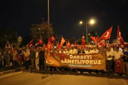 Bursa Müftülüğünden darbe karşıtı yürüyüş