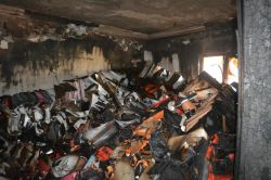 Batman'da çıkan yangın 100 bin TL'ye mal oldu