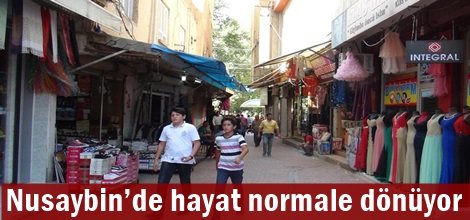 Nusaybin’de hayat normale dönüyor