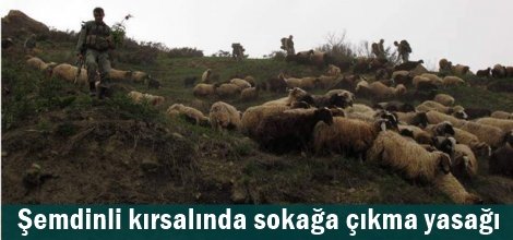 Şemdinli kırsalında sokağa çıkma yasağı