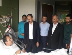 HUDA PAR kesên ku ji teref derbekeran ve hatibûn birîndarkirin ziyaret kir