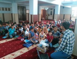 Çınar'da cami öğrencileri sağlıklı yaşam ile ilgili bilgilendirildi