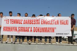 Şırnaklıların ilçe olma tepkisi