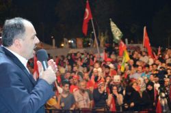 Elibüyük darbe karşıtlarına hitap etti