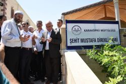 Şanlıurfa'da darbeye karşı gösteride hayatını kaybeden kişinin adı camiye verildi foto