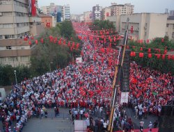 Li Êlihê bi hezaran kes di nobeta derbeyê de hatin cem hev