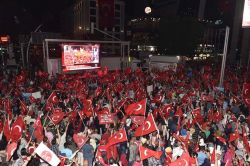 Kızılay Meydanı’nın adı 15 Temmuz Kızılay Milli İrade Meydanı olarak değişti