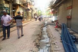 Mardin Nusaybin’de elektrik hatları yer altına alınıyor