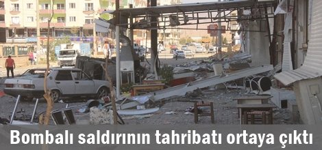 Bombalı saldırının tahribatı ortaya çıktı