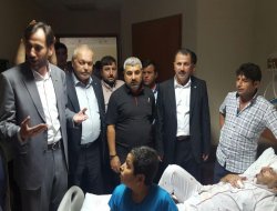 HUDA PAR birîndarên li Qoserê ne ziyaret kir