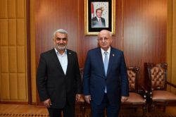 Yapıcıoğlu, Meclis Başkanı Kahraman’ı ziyaret etti