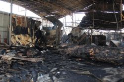 Keresteciler Sitesi’nde korkutan yangın